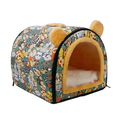 kowaku Haustier-Katzennest, Katzennest, gemütliches Innenkissen, Zwinger, schlafendes Katzenhaus, Hundekatzenbett für, Hund, Chihuahua, Zwergspitz, Grün klein kowaku Haustier-Katzennest, Katzennest, gemütliches Innenkissen, Zwinger, schlafendes Katzenhaus, Hundekatzenbett für, Hund, Chihuahua, Zwergspitz, Grün klein von kowaku
