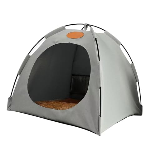 kowaku Haustier-Katzenzelt, Haustierzelt, Betthöhle, atmungsaktiv, weiche Matte, waschbar, Schlafzelt, Welpenhaus für Hunde, Kaninchen, kleine Tiere draußen, m kowaku Haustier-Katzenzelt, Haustierzelt, Betthöhle, atmungsaktiv, weiche Matte, waschbar, Schlafzelt, Welpenhaus für Hunde, Kaninchen, kleine Tiere draußen, m von kowaku