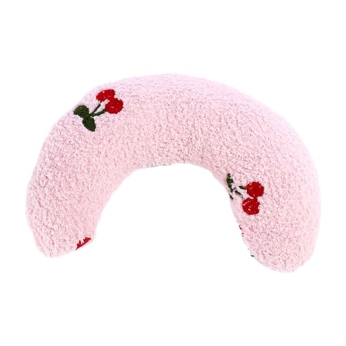 kowaku Haustier-Nackenkissen Beruhigendes Spielzeug, Stickmuster, niedliches Kissen, U-Form, Schlafkissen, Hundekissen für Katze, Welpen, kleine Hunde, Rosa kowaku Haustier-Nackenkissen Beruhigendes Spielzeug, Stickmuster, niedliches Kissen, U-Form, Schlafkissen, Hundekissen für Katze, Welpen, kleine Hunde, Rosa von kowaku
