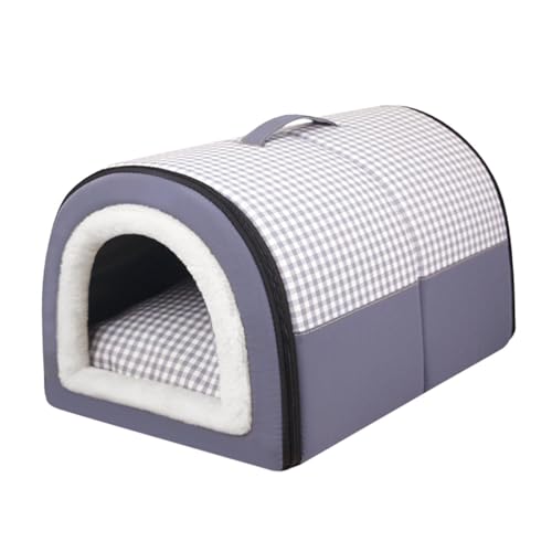 kowaku Haustier Tierhaus Katzenbett Haus für Katze Kleine Hunde Warm Schlafnest Haustier Zelt Höhle Welpennest Höhle Bett Warme Höhle Nest, Grau M kowaku Haustier Tierhaus Katzenbett Haus für Katze Kleine Hunde Warm Schlafnest Haustier Zelt Höhle Welpennest Höhle Bett Warme Höhle Nest, Grau M von kowaku