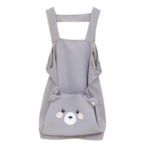 kowaku Haustier-Trageschürze, Schlafsack für Kätzchen, freihändige, gemütliche Tragetasche für kleine Hunde und Katzen, Brusttasche für Katzen, zum Wandern kowaku Haustier-Trageschürze, Schlafsack für Kätzchen, freihändige, gemütliche Tragetasche für kleine Hunde und Katzen, Brusttasche für Katzen, zum Wandern von kowaku
