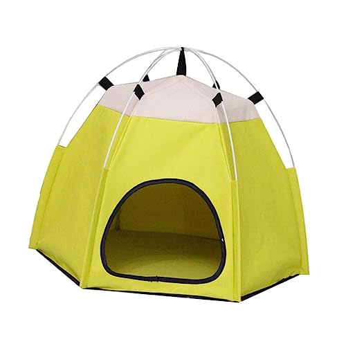 kowaku Haustierzelt, Katzenhaus, rutschfeste Ausrüstung, Hundehütte, Katzenschlafbett, kleines Hundebett für Haushaltsruhe, Aktivitätszentrum, Welpen, kleine, mittelgroße Hunde, Gelb kowaku Haustierzelt, Katzenhaus, rutschfeste Ausrüstung, Hundehütte, Katzenschlafbett, kleines Hundebett für Haushaltsruhe, Aktivitätszentrum, Welpen, kleine, mittelgroße Hunde, Gelb von kowaku