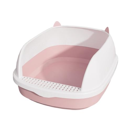 kowaku Hochseitige Katzentoilette, Haustiertoilette, Katzentöpfchen, halboffen, tragbar, Tiefe Toilette, Bettpfanne, Bettpfanne, Katzentöpfchen, Toilette für, rosa L kowaku Hochseitige Katzentoilette, Haustiertoilette, Katzentöpfchen, halboffen, tragbar, Tiefe Toilette, Bettpfanne, Bettpfanne, Katzentöpfchen, Toilette für, rosa L von kowaku