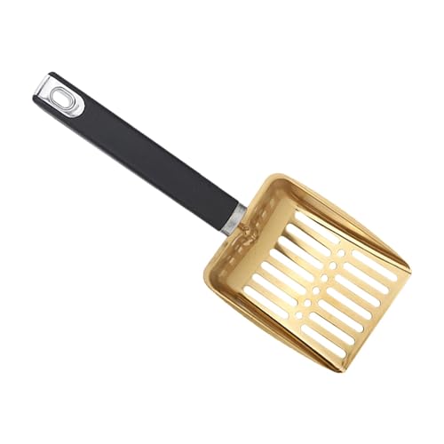 kowaku Hochwertige Katzenstreuschaufel mit Ergonomischem Griff für Effiziente Reinigung, Gold kowaku Hochwertige Katzenstreuschaufel mit Ergonomischem Griff für Effiziente Reinigung, Gold von kowaku