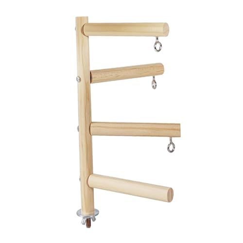 kowaku Holz Vogelstange für Papageien Aktivitätszentrum für Kleine Vögel, 4 Riegel kowaku Holz Vogelstange für Papageien Aktivitätszentrum für Kleine Vögel, 4 Riegel von kowaku