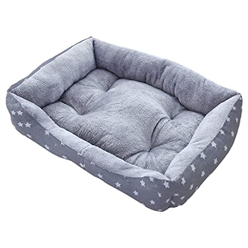 kowaku Hundebett Haustierbett Warm Bequem Bett Nest Haus für Katze Hund, Grau Stern L kowaku Hundebett Haustierbett Warm Bequem Bett Nest Haus für Katze Hund, Grau Stern L von kowaku