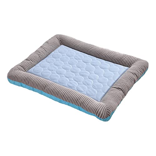 kowaku Hundekäfig Matte Haustiere Selbstkühlende Matratze Bett Pad Schlafmatte Blau 55x45cm kowaku Hundekäfig Matte Haustiere Selbstkühlende Matratze Bett Pad Schlafmatte Blau 55x45cm von kowaku