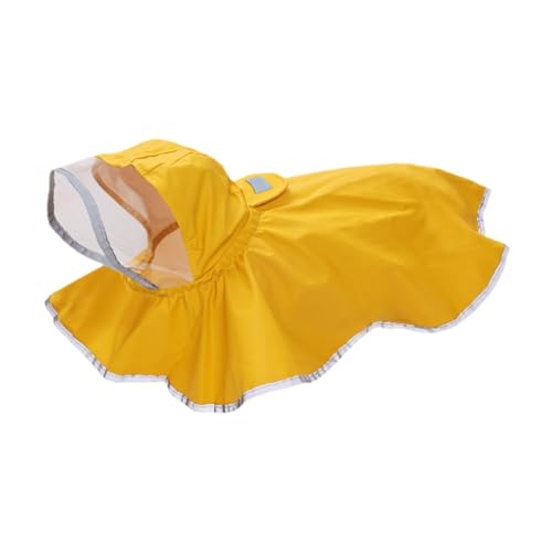kowaku Hunderegenmantel mit Kapuze, Hunderegenjacke, reflektierender für große, mittelgroße und kleine Hunde, XXL von kowaku