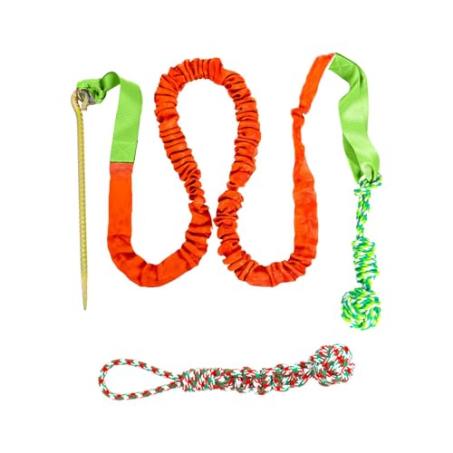 kowaku Hundeseilspielzeug, Hunde-Bungee-Hängespielzeug, langlebiges Übungsspielzeug, interaktives Hundespielzeug zum Kauen von Hunden für kleine, mittelgroße, Orange kowaku Hundeseilspielzeug, Hunde-Bungee-Hängespielzeug, langlebiges Übungsspielzeug, interaktives Hundespielzeug zum Kauen von Hunden für kleine, mittelgroße, Orange von kowaku