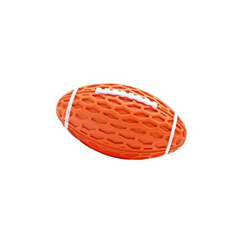 kowaku Hundespielzeugbälle Pet Squeaky Toys Balls Rugby Dog Chew Toy Interaktiver Ball für Welpen, Orange groß kowaku Hundespielzeugbälle Pet Squeaky Toys Balls Rugby Dog Chew Toy Interaktiver Ball für Welpen, Orange groß von kowaku