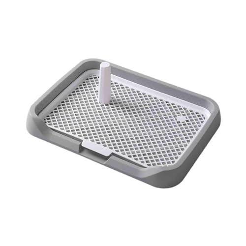kowaku Hundetöpfchen-Toilette, Töpfchen-Trainer-Ecke, leicht zu reinigen, Welpen-Pipi-Pad-Halter, Hundetoilette, grau kowaku Hundetöpfchen-Toilette, Töpfchen-Trainer-Ecke, leicht zu reinigen, Welpen-Pipi-Pad-Halter, Hundetoilette, grau von kowaku