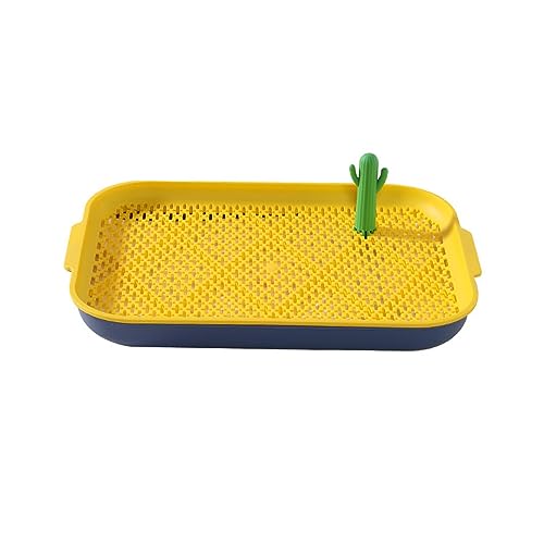 kowaku Hundetoilette Training Töpfchen Tablett Töpfchentrainer Hund Töpfchen Pfanne Katzentoilette Training Pad Toilette für Zuhause Andere Haustiere Kleintiere Hase, Blau Gelb kowaku Hundetoilette Training Töpfchen Tablett Töpfchentrainer Hund Töpfchen Pfanne Katzentoilette Training Pad Toilette für Zuhause Andere Haustiere Kleintiere Hase, Blau Gelb von kowaku