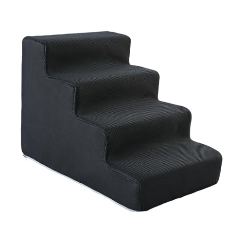kowaku Hundetreppe, Rampe, Hundeleiter, Haustiertreppe, maschinenwaschbar, Bezug, Hundetreppe, praktisch, rutschfest, vielseitig für den Innen- und Außenbereich, 4 Stufen, Schwarz kowaku Hundetreppe, Rampe, Hundeleiter, Haustiertreppe, maschinenwaschbar, Bezug, Hundetreppe, praktisch, rutschfest, vielseitig für den Innen- und Außenbereich, 4 Stufen, Schwarz von kowaku