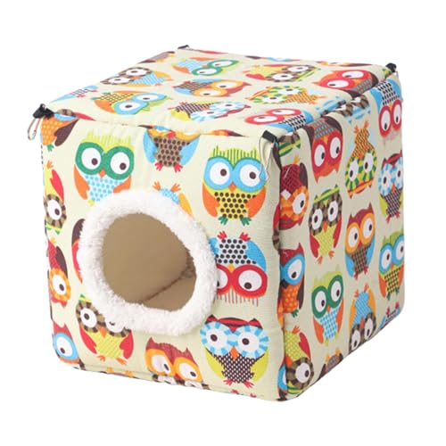 kowaku Kaninchen-Winterhaus, Hamster-Höhlenbett, Winter-warmes Käfigzubehör, Meerschweinchen-Bett, kleines Haustierhaus für Sugar Glider, Mittel kowaku Kaninchen-Winterhaus, Hamster-Höhlenbett, Winter-warmes Käfigzubehör, Meerschweinchen-Bett, kleines Haustierhaus für Sugar Glider, Mittel von kowaku