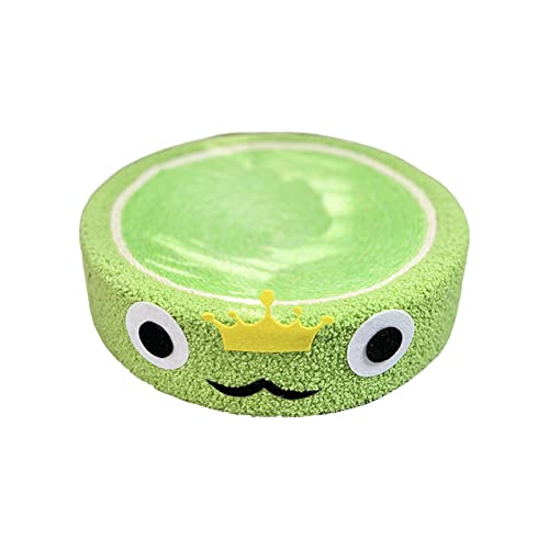 kowaku Katzen-Kratznapf, Kratzbrett, Kratzkissen, Nest, Kratzlounge, Bett zum Ausruhen, Spielen, Nägel Schleifen, Frosch Grün kowaku Katzen-Kratznapf, Kratzbrett, Kratzkissen, Nest, Kratzlounge, Bett zum Ausruhen, Spielen, Nägel Schleifen, Frosch Grün von kowaku