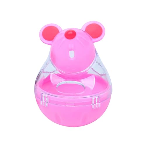 kowaku Katzen-Leckerli-Spender-Spielzeug, Katzen-Leckerli-Spielzeug, Mäuseförmiger Becher, kleine Katzenfutterbällchen, langsamer Futterspender für, ROSA kowaku Katzen-Leckerli-Spender-Spielzeug, Katzen-Leckerli-Spielzeug, Mäuseförmiger Becher, kleine Katzenfutterbällchen, langsamer Futterspender für, ROSA von kowaku