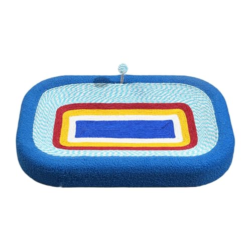 kowaku Katzenbett Oval Katzen Kratzbrett Übung mit Ball Katzenkratzbrett Katzenkratzbrett von kowaku