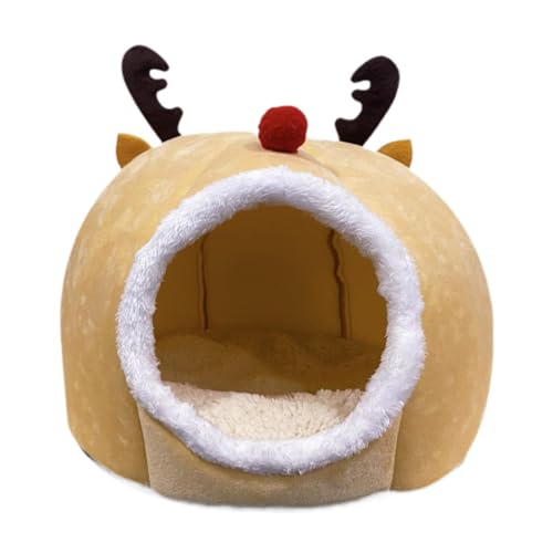 kowaku Katzenbett für Hauskatzen, Warmes, Halbgeschlossenes Zelt für Kleine Hunde, Kätzchen, Katzen kowaku Katzenbett für Hauskatzen, Warmes, Halbgeschlossenes Zelt für Kleine Hunde, Kätzchen, Katzen von kowaku