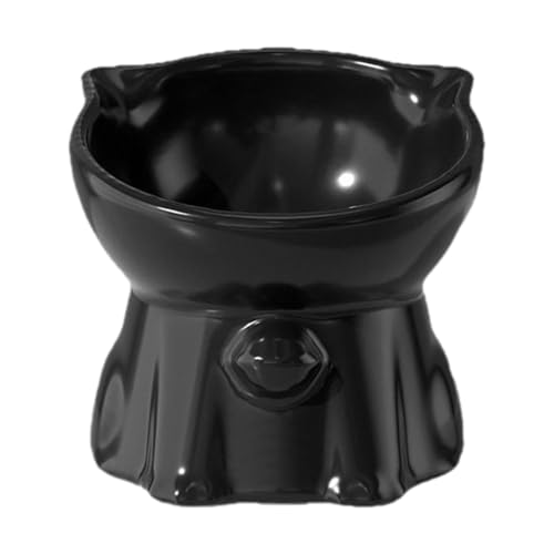 kowaku Katzenfutternapf mit Erhöhtem Design, Hundenäpfe für Futter Und Wasser, Schwarz kowaku Katzenfutternapf mit Erhöhtem Design, Hundenäpfe für Futter Und Wasser, Schwarz von kowaku