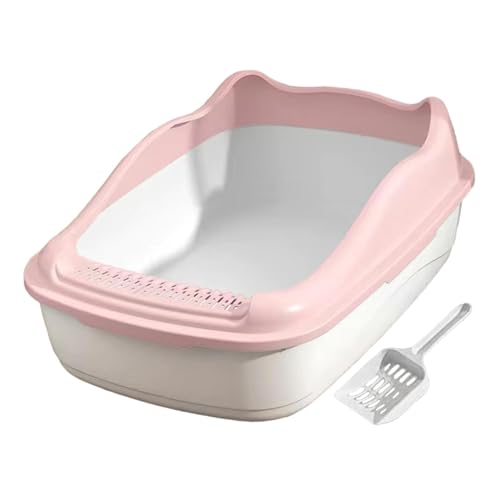 kowaku Katzenklo, Teilweise Geschlossen, Geräumig, für Kleine Haustiere, Leicht zu Reinigen, Kompakt, ROSA kowaku Katzenklo, Teilweise Geschlossen, Geräumig, für Kleine Haustiere, Leicht zu Reinigen, Kompakt, ROSA von kowaku