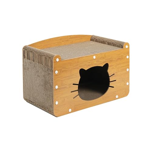 kowaku Katzenkratz-Pappe, Katzenkratz-Lounge, verschleißfestes, recycelbares Material, Schlafbett, Übungs-Katzenkratzhaus kowaku Katzenkratz-Pappe, Katzenkratz-Lounge, verschleißfestes, recycelbares Material, Schlafbett, Übungs-Katzenkratzhaus von kowaku
