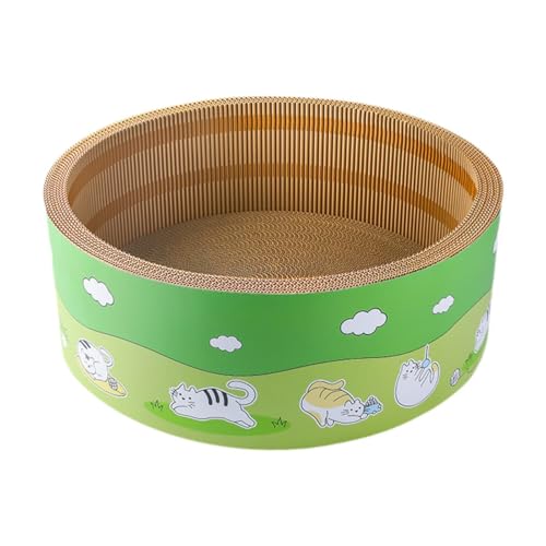 kowaku Katzenkratzbaum, Katzenkratzbett aus Karton, Loungebett, gewelltes Kratzpad zum Spielen, M kowaku Katzenkratzbaum, Katzenkratzbett aus Karton, Loungebett, gewelltes Kratzpad zum Spielen, M von kowaku