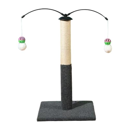 kowaku Katzenkratzbaum mit Interaktivem Spielzeug Und Stabiler Struktur, Ideal für Haustiere, Dunkelgrau kowaku Katzenkratzbaum mit Interaktivem Spielzeug Und Stabiler Struktur, Ideal für Haustiere, Dunkelgrau von kowaku
