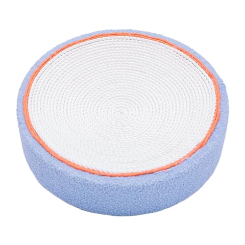 kowaku Katzenkratzbett, Sisal-Kratzbrett, gebogen, rutschfeste Unterseite, Kratzbrett, Katzenkratzunterlage für Kätzchen, Trainingsspielzeug, Blaubeere von kowaku