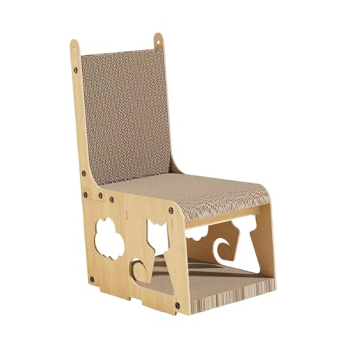 kowaku Katzenkratzbett Wellpappe Papier Kätzchen Haus Kratzkissen für Outsidekitty Ruhen von kowaku