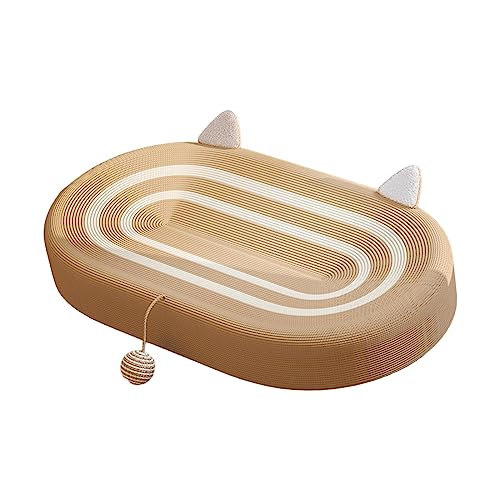 kowaku Katzenkratzbrett, Katzenbett aus Pappe, Haustierbedarf, Spielschutz, Sisal, Katzenkratzbrett, Katzenkratzbrett aus Pappe für Möbel, Teppich, Stil c kowaku Katzenkratzbrett, Katzenbett aus Pappe, Haustierbedarf, Spielschutz, Sisal, Katzenkratzbrett, Katzenkratzbrett aus Pappe für Möbel, Teppich, Stil c von kowaku