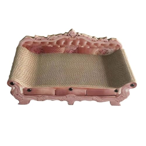 kowaku Katzenkratzbrett aus Wellpappe, Couch, Bett, Katzenspielzeug, Katzenkratzbrett für Katzen zum Kratzen der Pfoten, S kowaku Katzenkratzbrett aus Wellpappe, Couch, Bett, Katzenspielzeug, Katzenkratzbrett für Katzen zum Kratzen der Pfoten, S von kowaku