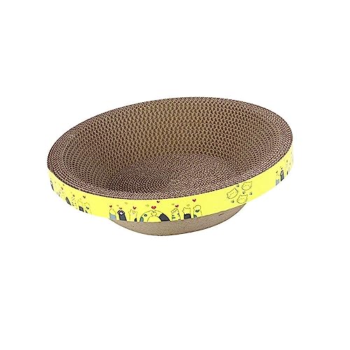 kowaku Katzenkratzer-Pad, Nest, schüsselförmig, für, Katzenkratzer, verhindert Schäden an Möbeln, Schleifklaue, kreisförmiges, gewelltes, m kowaku Katzenkratzer-Pad, Nest, schüsselförmig, für, Katzenkratzer, verhindert Schäden an Möbeln, Schleifklaue, kreisförmiges, gewelltes, m von kowaku