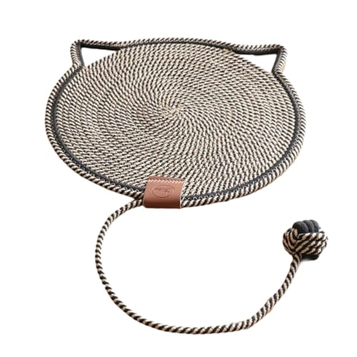 kowaku Katzenkratzmatte, Kratzunterlage, Sofa-Möbelschutz, horizontale Katzen-Schlafmatte mit Ball für Bett, Innenbereich, Katzenteppich , Schwarz kowaku Katzenkratzmatte, Kratzunterlage, Sofa-Möbelschutz, horizontale Katzen-Schlafmatte mit Ball für Bett, Innenbereich, Katzenteppich , Schwarz von kowaku
