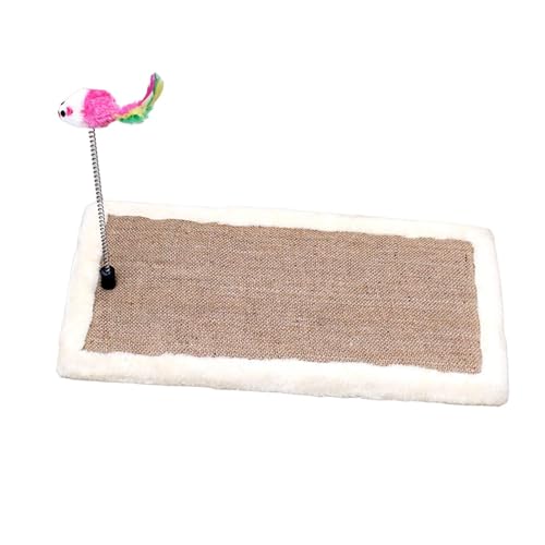 kowaku Katzenkratzmatte für den Innenbereich, Katzenschleifkrallenmatte mit Katzenspielzeug, Möbelschutz, Sofa, Katzenschlafmatte, Haustierkissen, Rechteck kowaku Katzenkratzmatte für den Innenbereich, Katzenschleifkrallenmatte mit Katzenspielzeug, Möbelschutz, Sofa, Katzenschlafmatte, Haustierkissen, Rechteck von kowaku