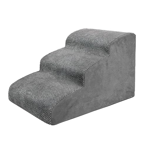 kowaku Katzenrampe, Hundetreppe, Stufen, Hase, kleine Tiere, Heimtierbedarf, rutschfeste Kaninchen-Haustierleiter, Hunderampe für Couch, hohes Bett, GRAU kowaku Katzenrampe, Hundetreppe, Stufen, Hase, kleine Tiere, Heimtierbedarf, rutschfeste Kaninchen-Haustierleiter, Hunderampe für Couch, hohes Bett, GRAU von kowaku