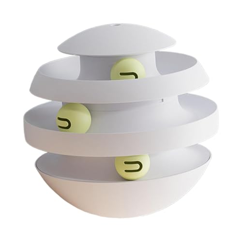 kowaku Katzenspielzeug Set mit Interaktivem Spielball für Kätzchen, grau kowaku Katzenspielzeug Set mit Interaktivem Spielball für Kätzchen, grau von kowaku