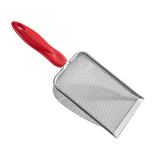 kowaku Katzenstreu-Siebschaufeln, Netz-Streuschaufeln, bequemer Griff, langlebige Streuschaufel, Katzen-Sandschaufeln aus Metall für Kätzchen, Maschenweite 4.3 mm x 4.3 mm kowaku Katzenstreu-Siebschaufeln, Netz-Streuschaufeln, bequemer Griff, langlebige Streuschaufel, Katzen-Sandschaufeln aus Metall für Kätzchen, Maschenweite 4.3 mm x 4.3 mm von kowaku