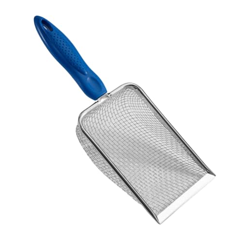 kowaku Katzenstreuschaufel aus Edelstahl, Sandschaufel, Metallstreuschaufel für Kätzchen, 5X5mm Maschenweite kowaku Katzenstreuschaufel aus Edelstahl, Sandschaufel, Metallstreuschaufel für Kätzchen, 5X5mm Maschenweite von kowaku