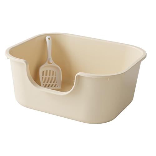 kowaku Katzentoilette, oben offen, erhöht Kätzchen, Töpfchentoilette, leicht zu reinigen, Katzentoilette, Sandkasten, Kaffeefarbe kowaku Katzentoilette, oben offen, erhöht Kätzchen, Töpfchentoilette, leicht zu reinigen, Katzentoilette, Sandkasten, Kaffeefarbe von kowaku