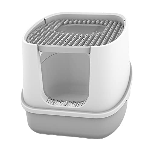kowaku Katzentoilette, leicht zu reinigen, Kot für Gartenkätzchen, grau s kowaku Katzentoilette, leicht zu reinigen, Kot für Gartenkätzchen, grau s von kowaku