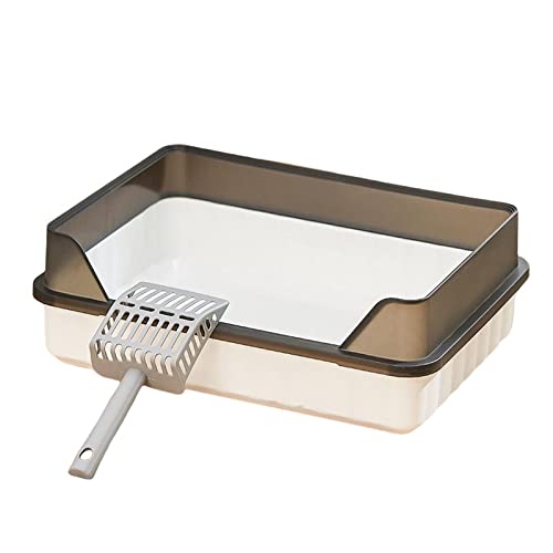 kowaku Katzentoilette für kleine Tiere, kleine und mittelgroße Katzen, Grau / Schwarz kowaku Katzentoilette für kleine Tiere, kleine und mittelgroße Katzen, Grau / Schwarz von kowaku