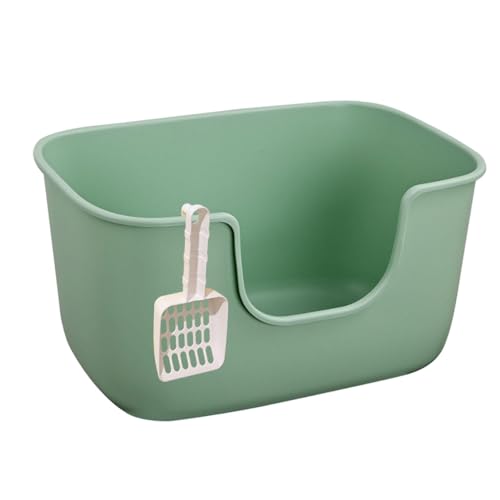 kowaku Katzentoiletten mit hohen Seiten, Bettpfanne für Katzen und kleine Hunde, leicht zu reinigen, spritzwassergeschützt, für Kätzchen, Töpfchen, Grün kowaku Katzentoiletten mit hohen Seiten, Bettpfanne für Katzen und kleine Hunde, leicht zu reinigen, spritzwassergeschützt, für Kätzchen, Töpfchen, Grün von kowaku