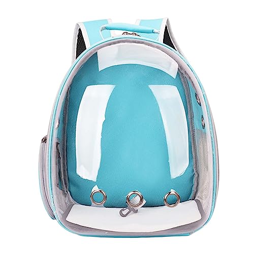 kowaku Katzenträger-Rucksack, kleine Hunde und Katzen, Reiseträger, tragbarer Käfig, kleiner Hunde-Wanderrucksack, Haustier-Reisetasche für den Außenbereich, Blau kowaku Katzenträger-Rucksack, kleine Hunde und Katzen, Reiseträger, tragbarer Käfig, kleiner Hunde-Wanderrucksack, Haustier-Reisetasche für den Außenbereich, Blau von kowaku