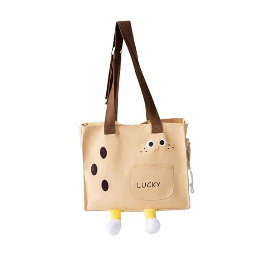kowaku Katzentragetasche, Haustiertragetasche, Rucksack, Katzen-Canvas-Handtasche, Katzentragetasche für Ausflüge, Gelb kowaku Katzentragetasche, Haustiertragetasche, Rucksack, Katzen-Canvas-Handtasche, Katzentragetasche für Ausflüge, Gelb von kowaku