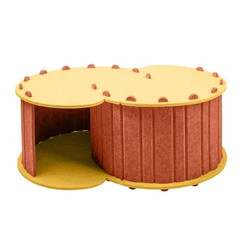 kowaku Katzentunnelbett, 2 Löcher, Katzenhöhle, abnehmbare Abdeckung, Indoor-Spielplatz, Komfortables Haustierhaus, S kowaku Katzentunnelbett, 2 Löcher, Katzenhöhle, abnehmbare Abdeckung, Indoor-Spielplatz, Komfortables Haustierhaus, S von kowaku