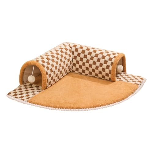 kowaku Katzentunnelbett, waschbar, bequem, zusammenklappbar, Versteck, Spielhütte für Hamster, kleine Tiere, Kaninchen im Freien, Kaffee L kowaku Katzentunnelbett, waschbar, bequem, zusammenklappbar, Versteck, Spielhütte für Hamster, kleine Tiere, Kaninchen im Freien, Kaffee L von kowaku