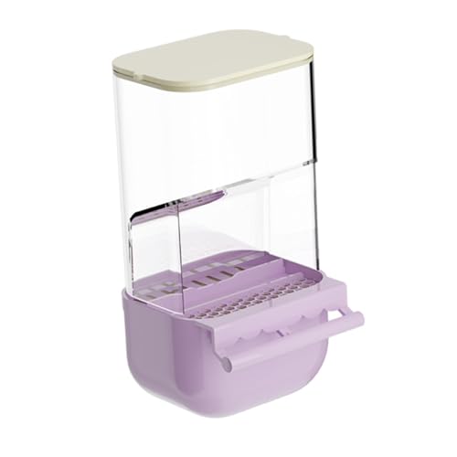 kowaku Kein Durcheinander, Vogelfutterspender zum Aufhängen, Futterstation, auslaufsicher, spritzwassergeschützt, automatischer Papageienfutterspender mit, Violett kowaku Kein Durcheinander, Vogelfutterspender zum Aufhängen, Futterstation, auslaufsicher, spritzwassergeschützt, automatischer Papageienfutterspender mit, Violett von kowaku