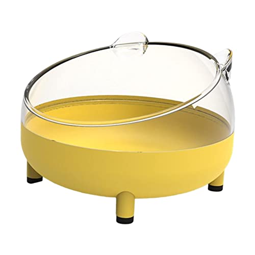 kowaku Kleintier-Badhaus, Haustierspielzeug Hamster Badezimmer Käfig Toilette Badewanne Sandbad Behälter Abnehmbar Geeignet für Chinchilla Syrische Hamster Rennmäuse Gelb kowaku Kleintier-Badhaus, Haustierspielzeug Hamster Badezimmer Käfig Toilette Badewanne Sandbad Behälter Abnehmbar Geeignet für Chinchilla Syrische Hamster Rennmäuse Gelb von kowaku