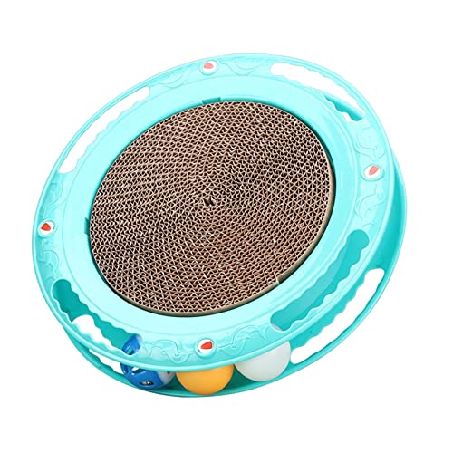 kowaku Kratzbaum für Katzen, rutschfest, Schleifkralle, rund, Katzenspielzeug, Kratzbaum, Nest für Kätzchen, Spielzeug, Möbelschutz, blau kowaku Kratzbaum für Katzen, rutschfest, Schleifkralle, rund, Katzenspielzeug, Kratzbaum, Nest für Kätzchen, Spielzeug, Möbelschutz, blau von kowaku