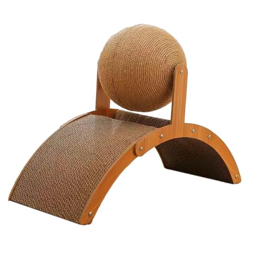 kowaku Kratzbrett für Katzen, Katzenkratzbrett aus Pappe, Katzenbett aus Pappe für kleine, mittelgroße und große Katzen, M kowaku Kratzbrett für Katzen, Katzenkratzbrett aus Pappe, Katzenbett aus Pappe für kleine, mittelgroße und große Katzen, M von kowaku